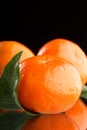 Fresh mandarin fruits Royalty Free Stock Photo