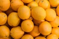 Fresh mandarin oranges texture. Tangerines as the background. Big bunch of ripe tangerines. Royalty Free Stock Photo