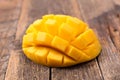 Fresh mango slice Royalty Free Stock Photo