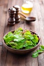 Fresh mangold leaves, swiss chard or leaf beet Royalty Free Stock Photo