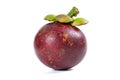 fresh mangosteen on white background Royalty Free Stock Photo