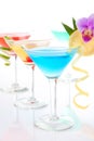 Fresh Martini Cocktails Royalty Free Stock Photo