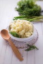 Fresh mashed potato