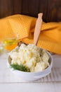 Fresh mashed potato