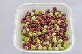 Pigeon Peas In Expanded Polystyrene Foam Container