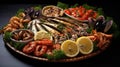 fresh mediterranean seafood food