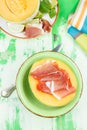 Fresh Melon with Prosciutto