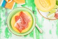 Fresh Melon with Prosciutto