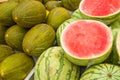 Fresh melons Royalty Free Stock Photo