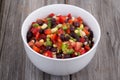 Fresh mexican bean salad Royalty Free Stock Photo