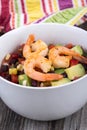 Fresh mexican bean salad Royalty Free Stock Photo