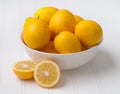 Fresh Meyer Lemons from the Tree Royalty Free Stock Photo