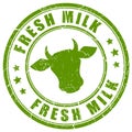 Fresh milk stamp