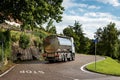 Fresh Milk Tanker Truck in Mountain - Veneto Italy Europe