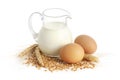Latte grano e due uova 