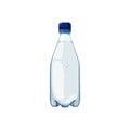 fresh mineral water bottle cartoon vector illustration Royalty Free Stock Photo