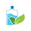 fresh mineral water gallon logo icon vector illustration element design Royalty Free Stock Photo