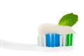 Fresh Minty Toothbrush Royalty Free Stock Photo