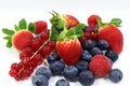 Fresh mixed berries Royalty Free Stock Photo