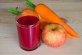 Fresh mixed fruit juice Royalty Free Stock Photo
