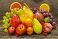 Fresh mixed fruits Royalty Free Stock Photo