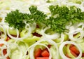 Fresh mixed vefetables salad