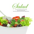 Fresh mixed vegetables salad Royalty Free Stock Photo