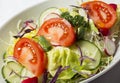 Fresh mixed vegetables salad Royalty Free Stock Photo