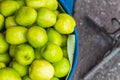 Fresh monkey apple in baskets