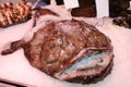 Fresh Monkfish on Fish Market