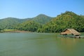 Fresh Morning at Hoob Khao Wong Reservoir, Suphanburi province of Thailand