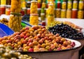 Fresh moroccan olives