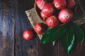 Fresh Mountain Apples Royalty Free Stock Photo