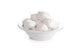 Fresh Mozzarella cheese isolated