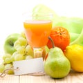 Fresh multivitamin juice Royalty Free Stock Photo