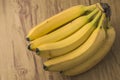 Fresh natural banana bunch Royalty Free Stock Photo