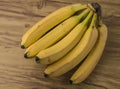 Fresh natural banana bunch Royalty Free Stock Photo