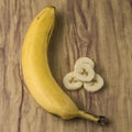 Fresh natural banana bunch Royalty Free Stock Photo