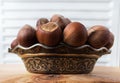 Fresh and natural hazelnuts