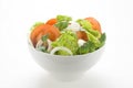 Fresh natural salad bowl tomato lettuce onion Royalty Free Stock Photo