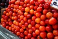 Fresh nectarines sold on the market Royalty Free Stock Photo