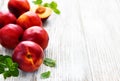 Fresh nectarines Royalty Free Stock Photo