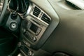 Fresh and new car interior Royalty Free Stock Photo