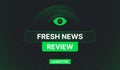 Fresh news review daily company web banner