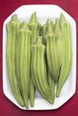 Fresh Okra Royalty Free Stock Photo