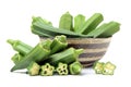 Fresh Okra Royalty Free Stock Photo