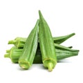 Fresh okra Royalty Free Stock Photo