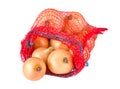 Fresh onions in package Royalty Free Stock Photo