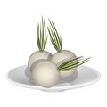 Fresh onions vegetables Royalty Free Stock Photo