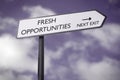 Fresh opportunities Royalty Free Stock Photo